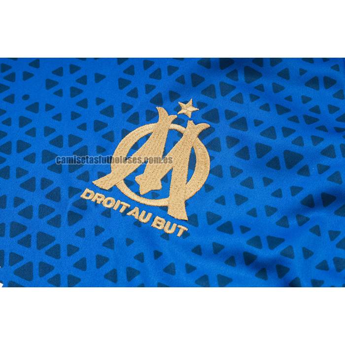 Chandal del Olympique Marsella Manga Corta 2023 2024 Azul - Pantalon Corto